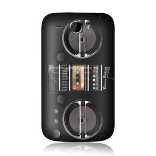   DESIGN VINTAGE RETRO BOOMBOX SNAP BACK CASE FOR HTC WILDFIRE  