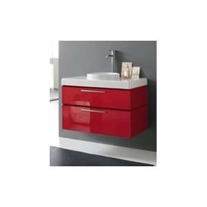 La Toscana Asia 33 Vanity 7063 139 Red Glossy Lacquered