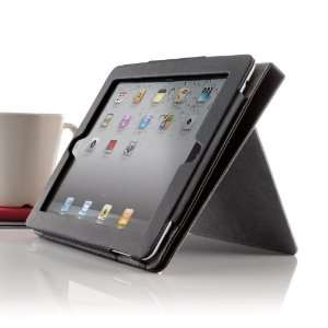  Brookstone Black Leather Case for iPad 2 Tablet  