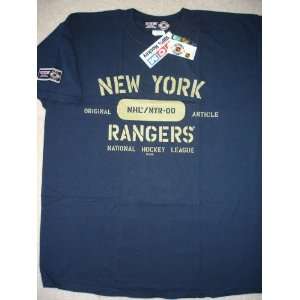  NHL New York Rangers Navy Blue T Shirt