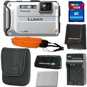 com Panasonic Lumix DMC TS3 12.1 MP Rugged/Waterproof Digital Camera 