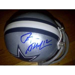   STAUBCH SIGNED COWBOYS MINI HELMET COMES WITH COA 