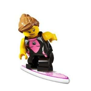 LEGO   Minifigures Series 4   SURFER GIRL  Toys & Games  