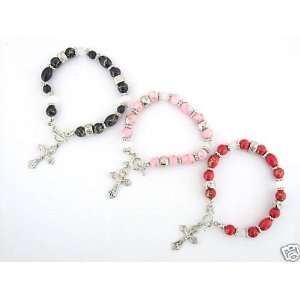   Set of 3 Bracelet Rosary Cross Crucifix From Jerusalem