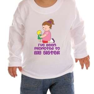 Girls been promoted to big sister doll toddler funny KIDS T SHIRT 