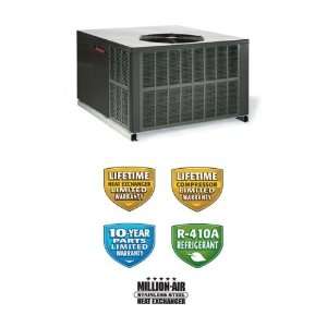 Ton 15 Seer Amana 140,000 Btu 80% Afue Gas Package Air Conditioner 