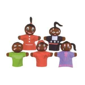    How Am I Feeling Hand Puppets African American: Toys & Games