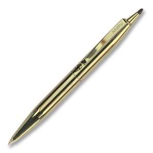   Ballpoint Pen,Ink Color: Black   Barrel Color: Gold   1 Each: Office