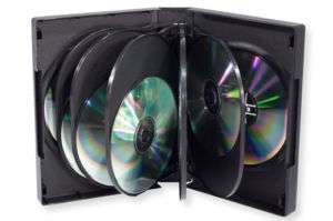 14 Disc DVD Case Made from RECYCLED Plastic   1 Case  