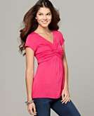    Cha Cha Vente Top, Cap Sleeve Knotted Empire Waist customer 