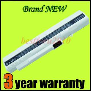 laptop battery replacement for acer aspire one series um08a31 white