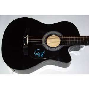   Morgan Autographed Signed Acoustic/Electric Guitar 