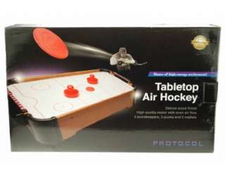 NIB Protocol Tabletop Air Hockey Game NEW Retail $60  