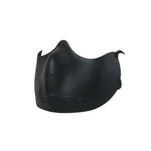   Tactical Black Iron Polymer Half Face Mask Airsoft