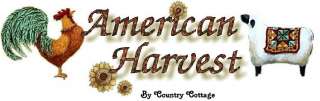 AMERICAN HARVEST Charms Fabric Farm Animals  