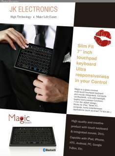 Bluetooth 3.0 Touchpad Keyboard / Mouse 2in1 for android iPad iPhone4 