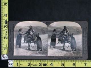 Antique Keystone Stereoview Country Circus Troupe & Dancing Bear on 