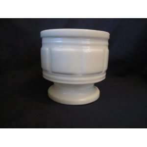  Vintage Randall Milk Glass Jardiniere Vase Planter 4 3/8 