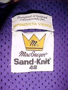 Sand Knit NFL Minnesota Vikings Alan Page #88 Jersey 48  