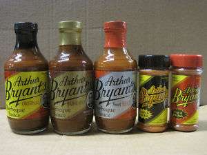 Arthur Bryants Kansas City BBQ Sauce & Rub 3 Pack  