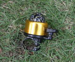 Gold Compass Bicycle Bike Handlebar Bell Ring Horn MTB  