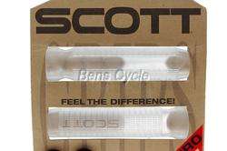 SCOTT Bicycle Bike Handlebar MTB Grips AT Pro ~ Clear  