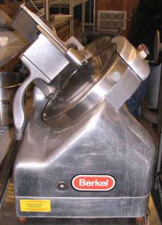 Berkel Commercial Slicer, Model 818 w/ Blade Sharpener, Meat, Deli 