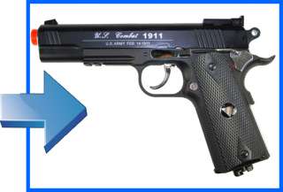 TSD WG Airsoft hand Guns M1911 45 12g CO2 Gas Blowback Metal Pistols 