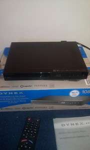 DYNEX Blu Ray DVD Player with Built In Wifi Netflix Pandora DX WBRDVD1 