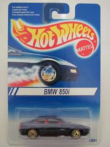 HOT WHEELS 1994 BLUE CARD BMW 850i ULTRA HOTS WHEEL  