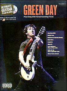 Green Day Ultimate Guitar Play Along Tab Book Cd NEW!  