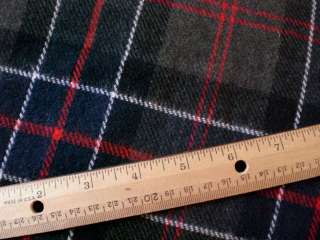 Scottish TARTAN PLAID WOOL or BLEND Fabric  