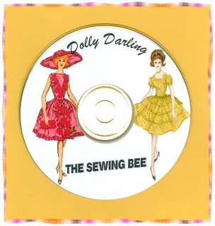 40 Patterns CD Dolly Darling Barbie similar dolls 11.5  