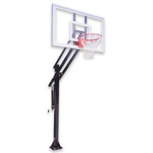   Attack Inground Adjustable Basketball Hoop Sy: Sports & Outdoors