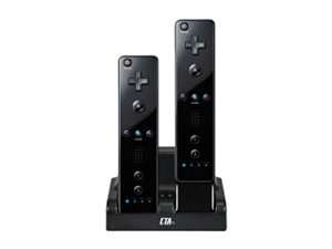    CTA Digital Dual Charge station for Wii in black