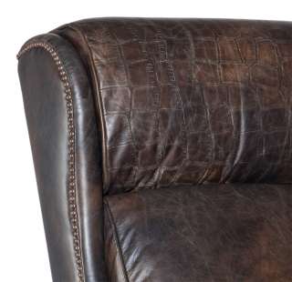 Saddle Brown Leather Executive Office Swivel Chair  