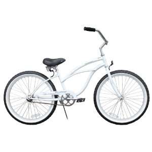 Urban Lady Beach Cruiser Bike 24 Firmstrong 1 speed   white:  
