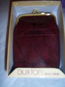 Buxton Burgundy Dont lose me leather cigarette case  