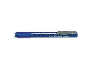    Pentel Clic Eraser Pencil Style Grip Eraser, Blue