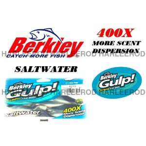  Berkley Saltwater Gulp Fishing Lures 3 Pogy Anchovy 