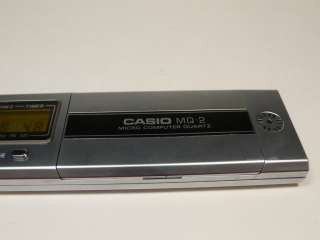 Vintage Casio MQ 2 Calculator/ Quartz Alarm Clock  