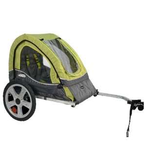 InStep Sync Single Bicycle Trailer, Green/Gray:  Sports 
