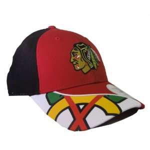  Chicago Blackhawks Hat Fazebon Adjustable Cap by New Era 