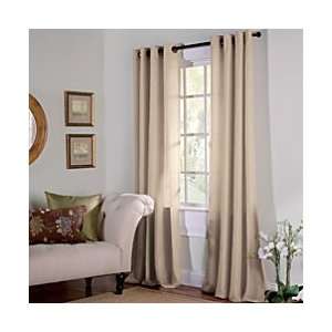  Grommet Top Insulated Curtain two 40x72 Panels   WHITE 
