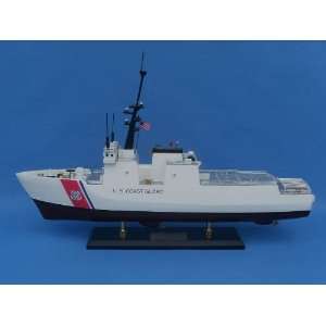     Wood Replica Coast Guard Model Boat Not a Model Kit Toys & Games
