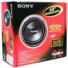 SONY XS GTX120LW 12 SUBWOOFERS+VENTED SUB ENCLOSURE  