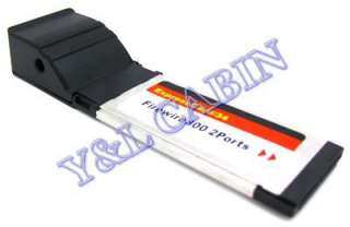 Port 1394 1394B FireWire 800 to Express Card ExpressCard 34 34mm 