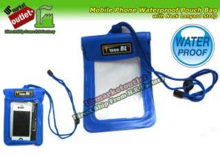 Waterproof Pouch Dry Bag Cover Case For Mobile iPhone 4 Free Screen 