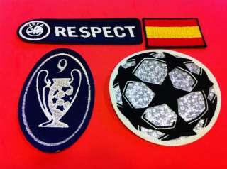 REAL MADRID Champions league fullset patch badge with 9 times UCL 