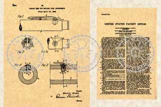 Patent for SELLMER CLARINET OBOE Octave Vent #099  